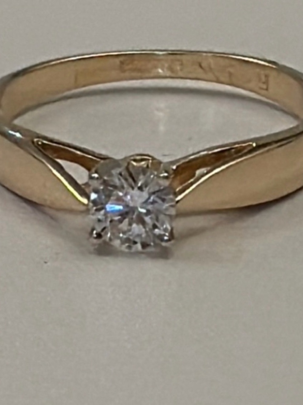 🌟6XHP🌟Ladies 0.28 Real Diamond ring. Ring Size 5 weighing 1.77 grams - Picture 13 of 13